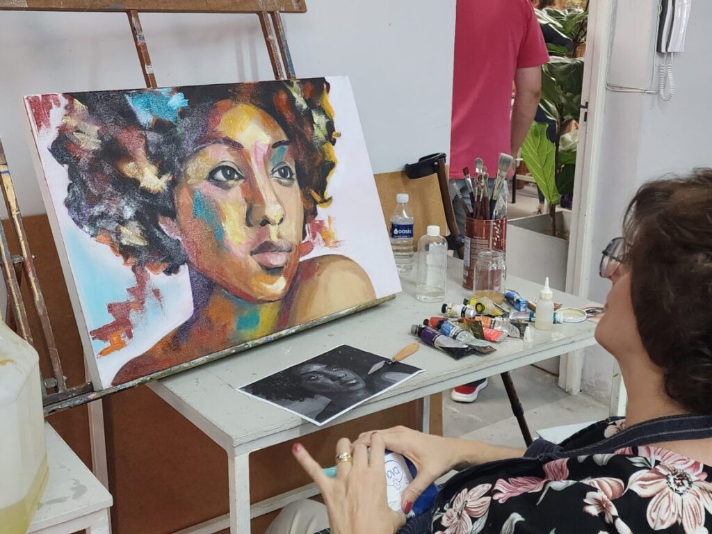 Art class table