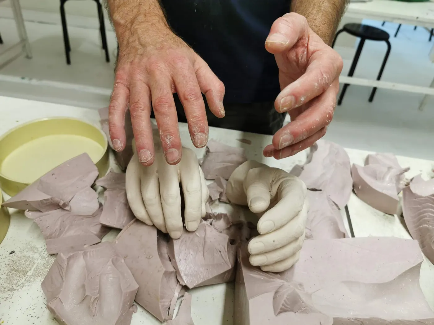 Sculpture in clay